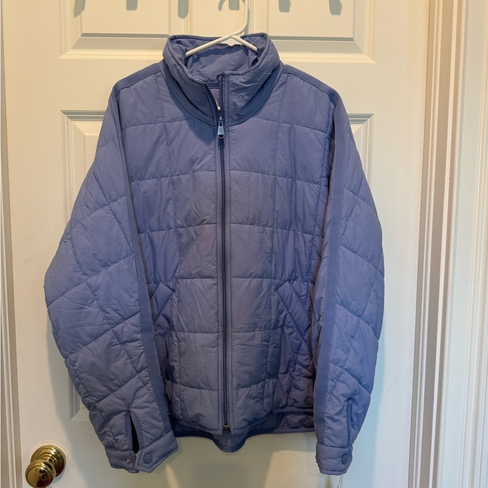 Free People Periwinkle Puffy Jacket